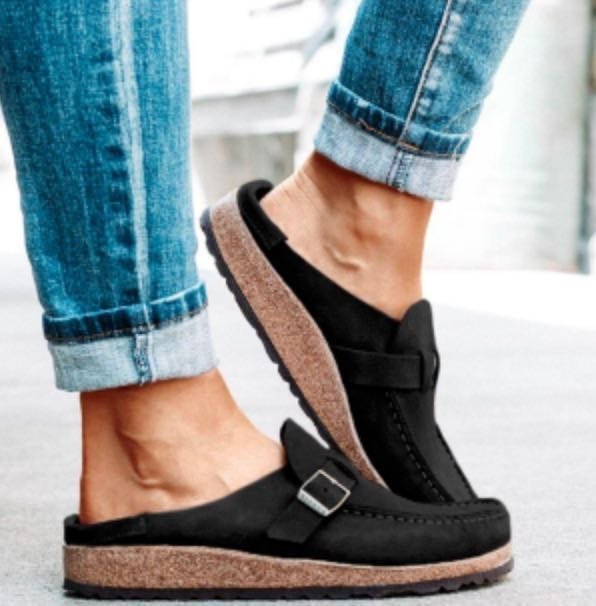 Bella. Moccasin Sandals