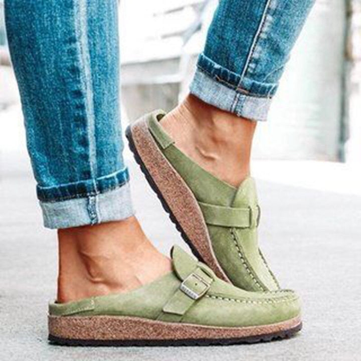 Bella. Moccasin Sandals