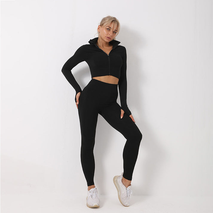 Olly. gym set 3-piece (pants+sports bra+jacket)
