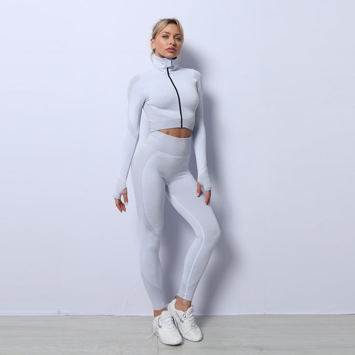 Olly. gym set 3-piece (pants+sports bra+jacket)